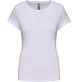 Kariban Dames-t-shirt ronde hals korte mouwen