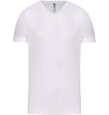 Kariban T-shirt korte mouwen V-hals