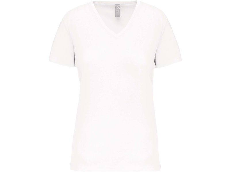 Kariban Dames-t-shirt BIO150 V-hals