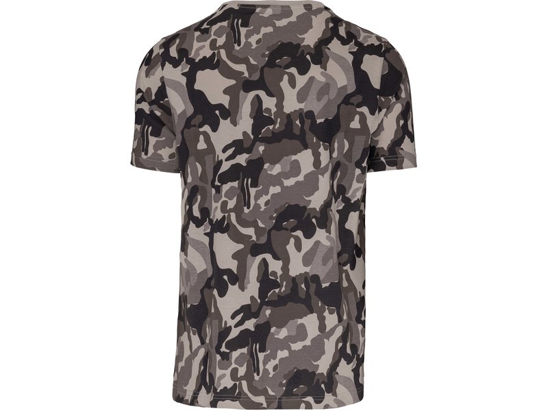 Kariban T-shirt camo korte mouwen