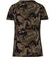 Kariban Dames-t-shirt camo korte mouwen