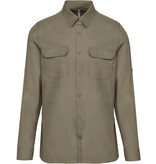 Kariban Damesoverhemd van linnen met lange mouwen Kariban Damesoverhemd van linnen met lange mouwen