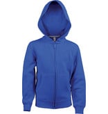 Kariban Kinder hooded sweater met rits