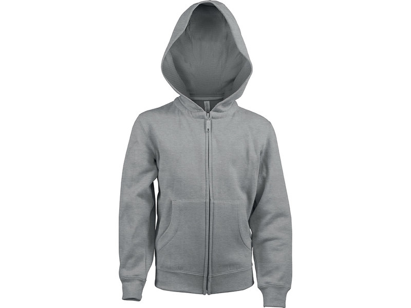 Kariban Kinder hooded sweater met rits