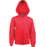 Kariban Kinder hooded sweater met rits