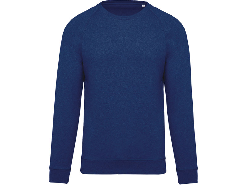 Kariban Heren Sweater BIO ronde hals raglanmouwen