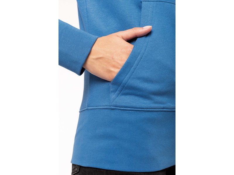 Kariban K4031 - Ecologische damessweater met capuchon en ritssluiting