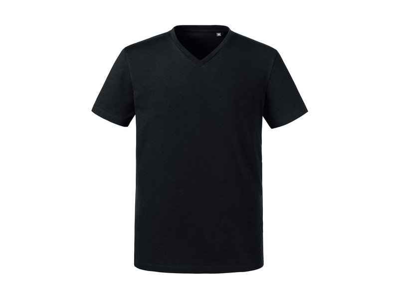 Russell Pure Organic Men's Pure Organic V-Neck Tee