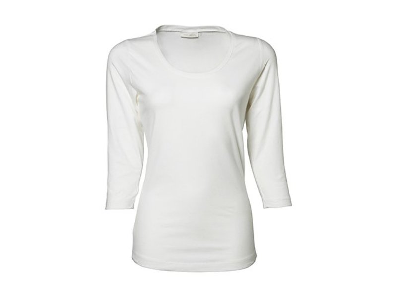 Tee Jays Ladies 3/4 Sleeve Stretch T-Shirt