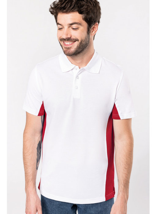 Kariban | K232 | Flag > Short-sleeved two-tone polo shirt