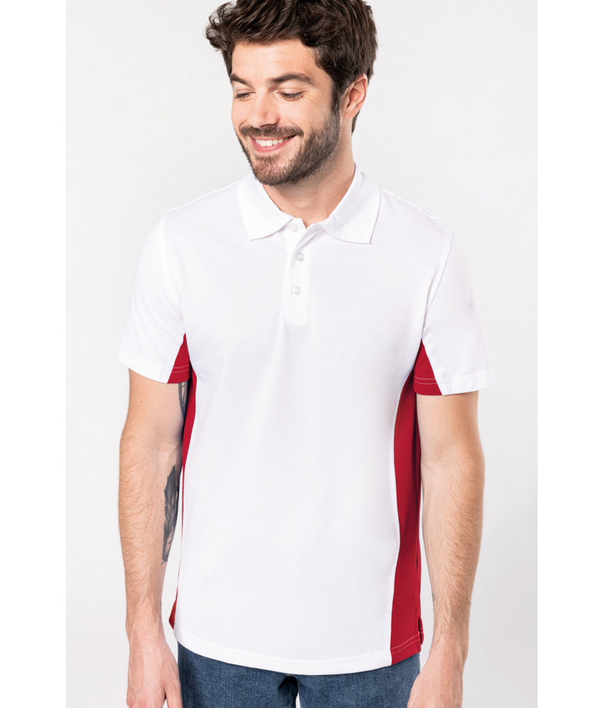 Kariban | K232 | Flag > Short-sleeved two-tone polo shirt