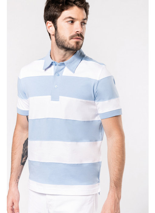 Kariban | K237 | Ray > Short-sleeved striped polo shirt