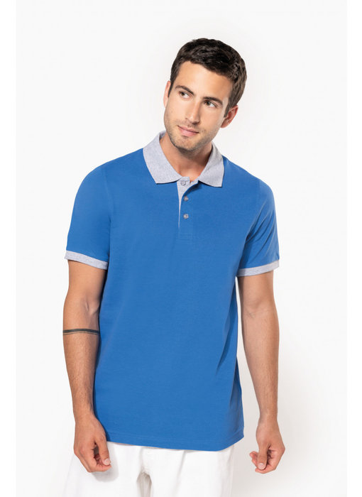 Kariban | K258 | Men's two-tone piqué polo shirt