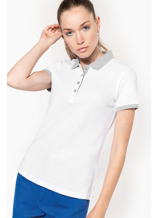 Kariban | K259 | Ladies’ two-tone piqué polo shirt