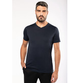 Kariban Heren-t-shirt Supima® V-hals korte mouwen