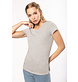 Kariban Dames-t-shirt ronde hals korte mouwen