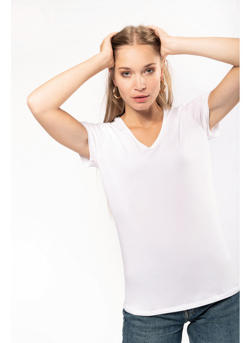 Kariban | K3015 | Ladies' V-neck short-sleeved t-shirt