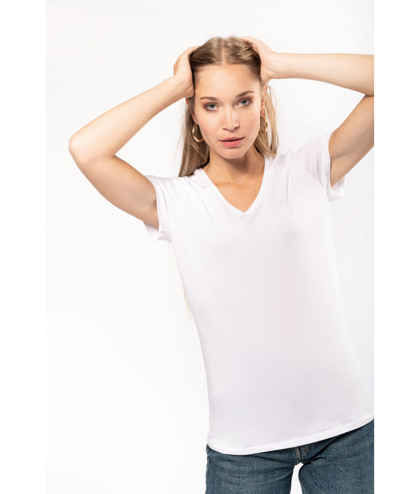 Kariban | K3015 | Ladies' V-neck short-sleeved t-shirt