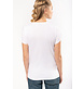 Kariban Dames-t-shirt V-hals korte mouwen