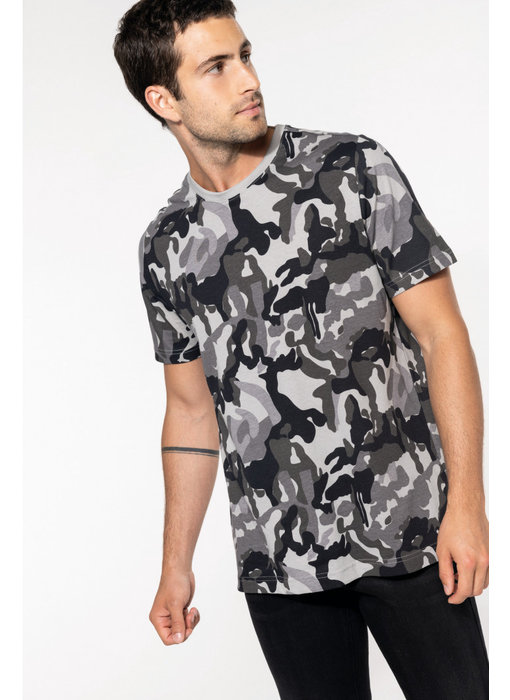 Kariban | K3030 | Men's short-sleeved camo t-shirt