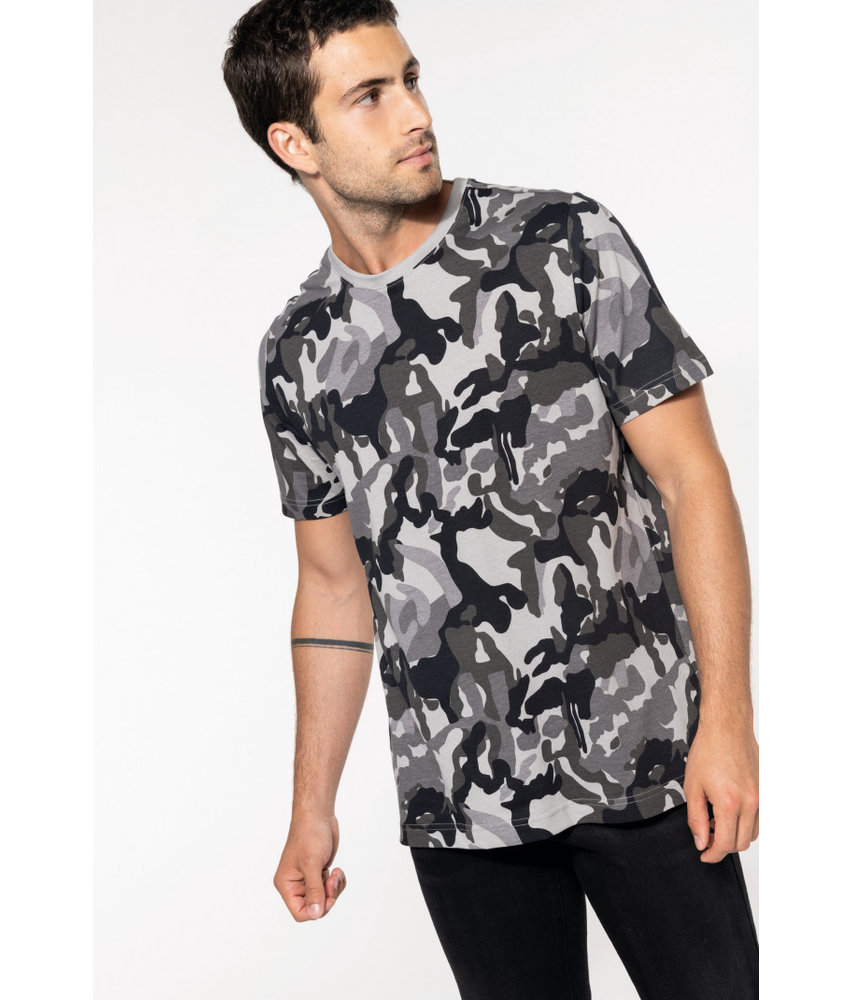 Kariban | K3030 | Men's short-sleeved camo t-shirt