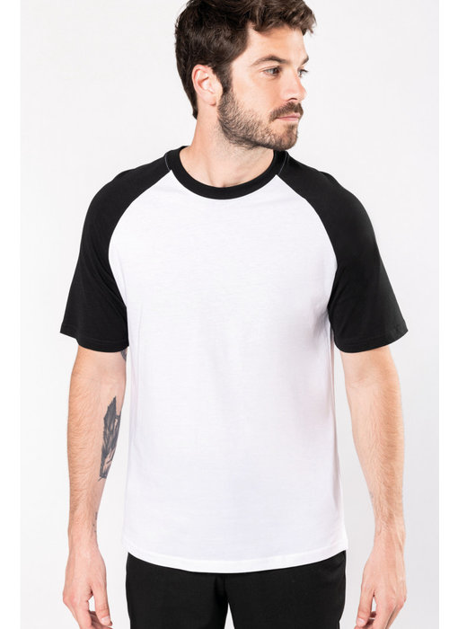 Kariban | K330 | Baseball > Short-sleeved two-tone T-shirt