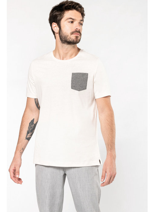 Kariban | K375 | Organic cotton T-shirt with pocket detail