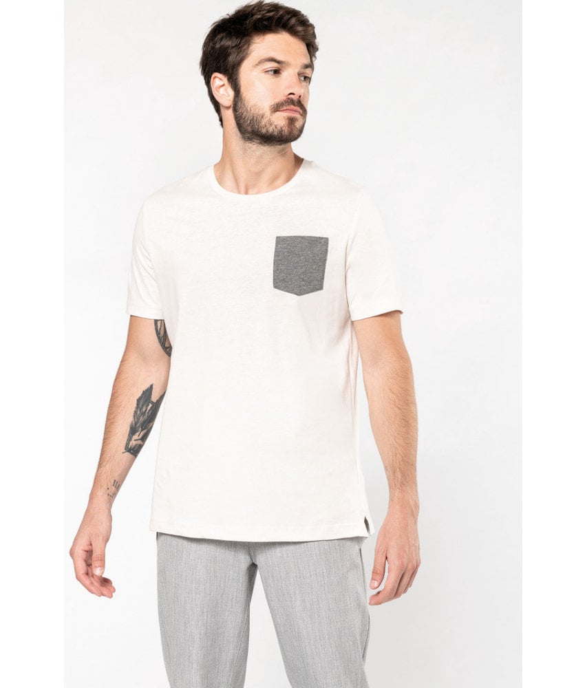 Kariban | K375 | Organic cotton T-shirt with pocket detail