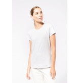 Kariban Dames t-shirt ronde hals korte mouwen