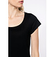 Kariban Dames T-Shirt korte mouwen met boothals