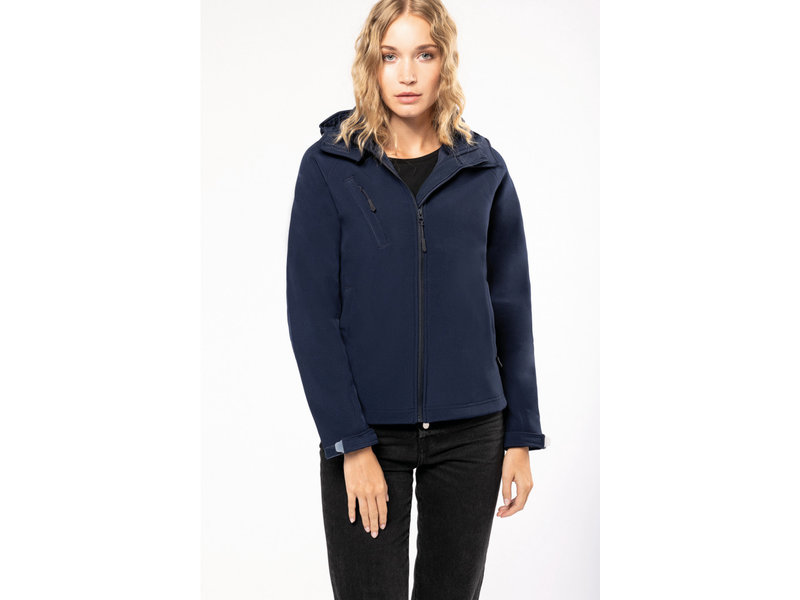 Kariban Dames Afneembare hooded softshell jas