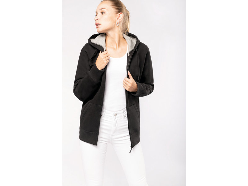 Kariban Hooded sweater met rits