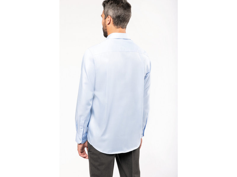 Kariban Heren non-iron overhemd lange mouwen