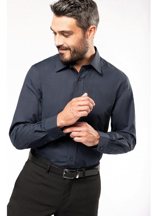 Kariban | K541 | Men's long-sleeved cotton poplin shirt