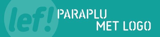 Paraplu met logo