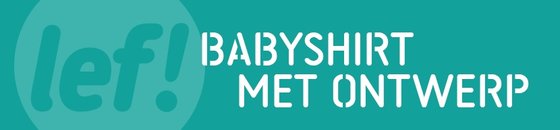 Baby t-shirt met ontwerp Baby t-shirt met ontwerp