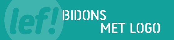 Bidon met logo