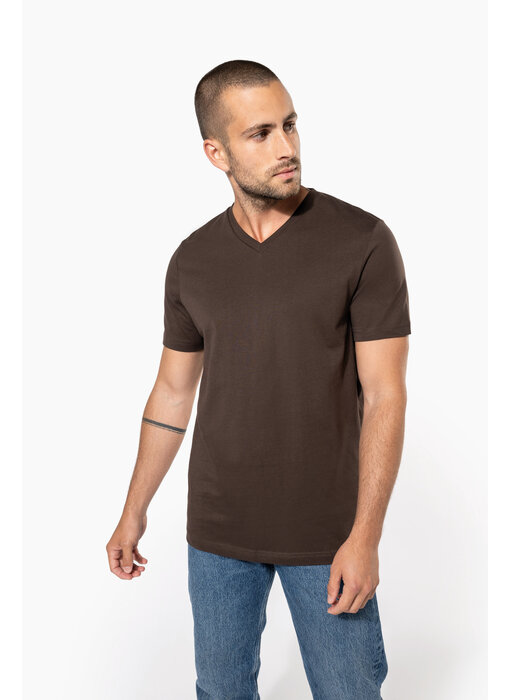 Kariban T-shirt V-hals korte mouwen