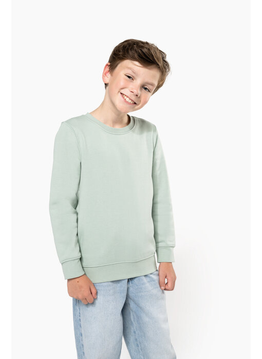 Kariban Ecologische kindersweater met ronde hals