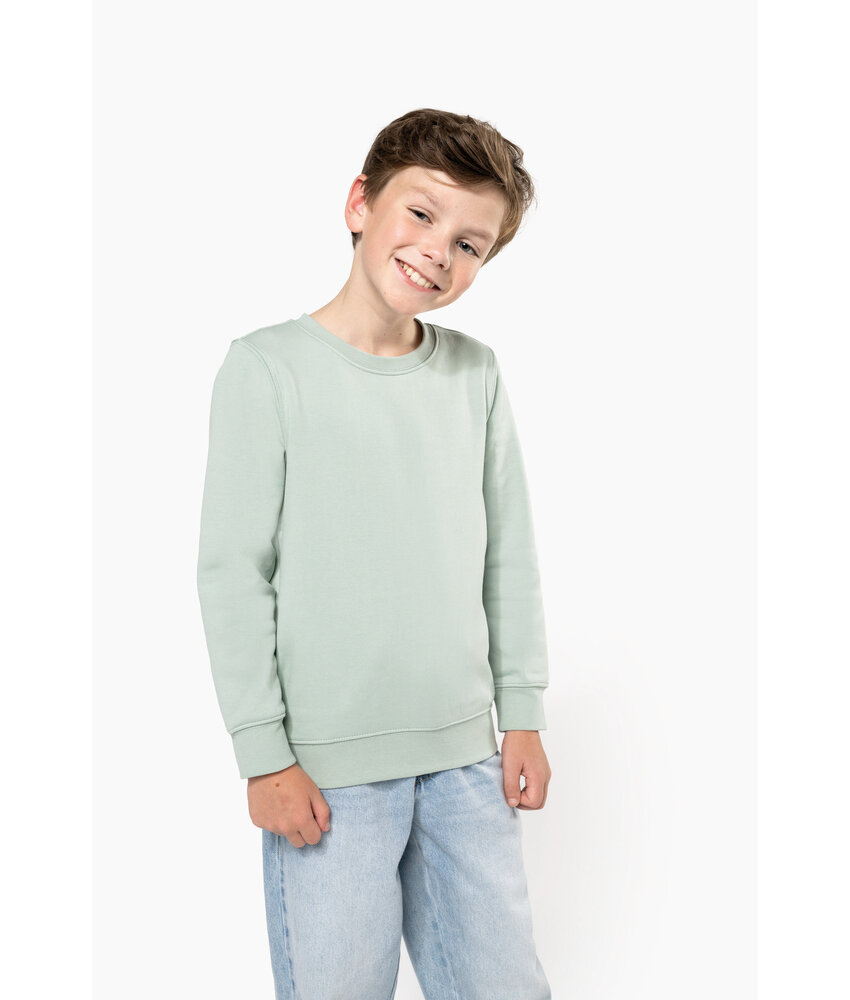 Kariban Ecologische kindersweater met ronde hals