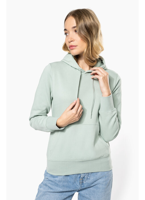 Kariban Ecologische damessweater met capuchon
