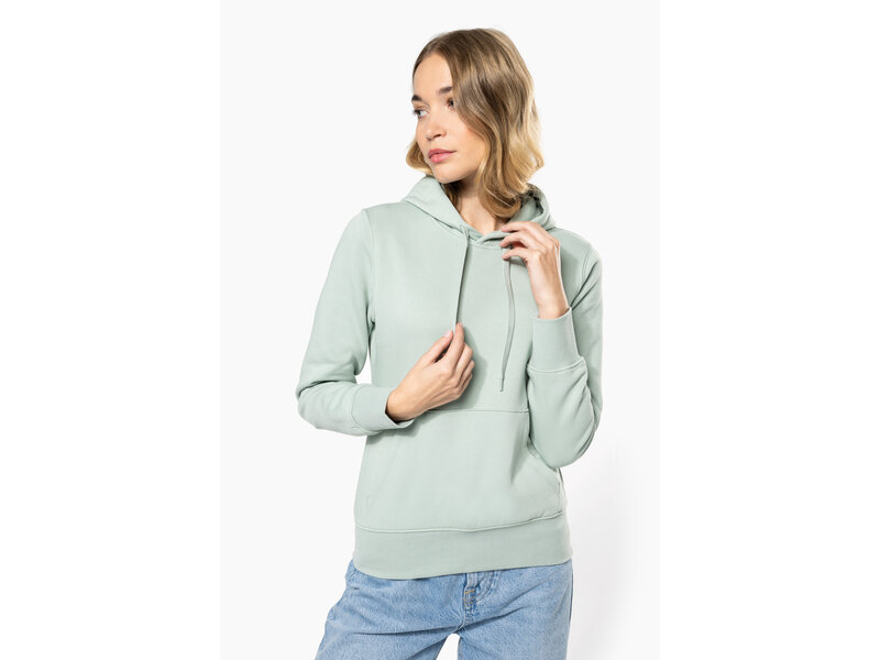 Kariban K4028 | Ecologische damessweater met capuchon