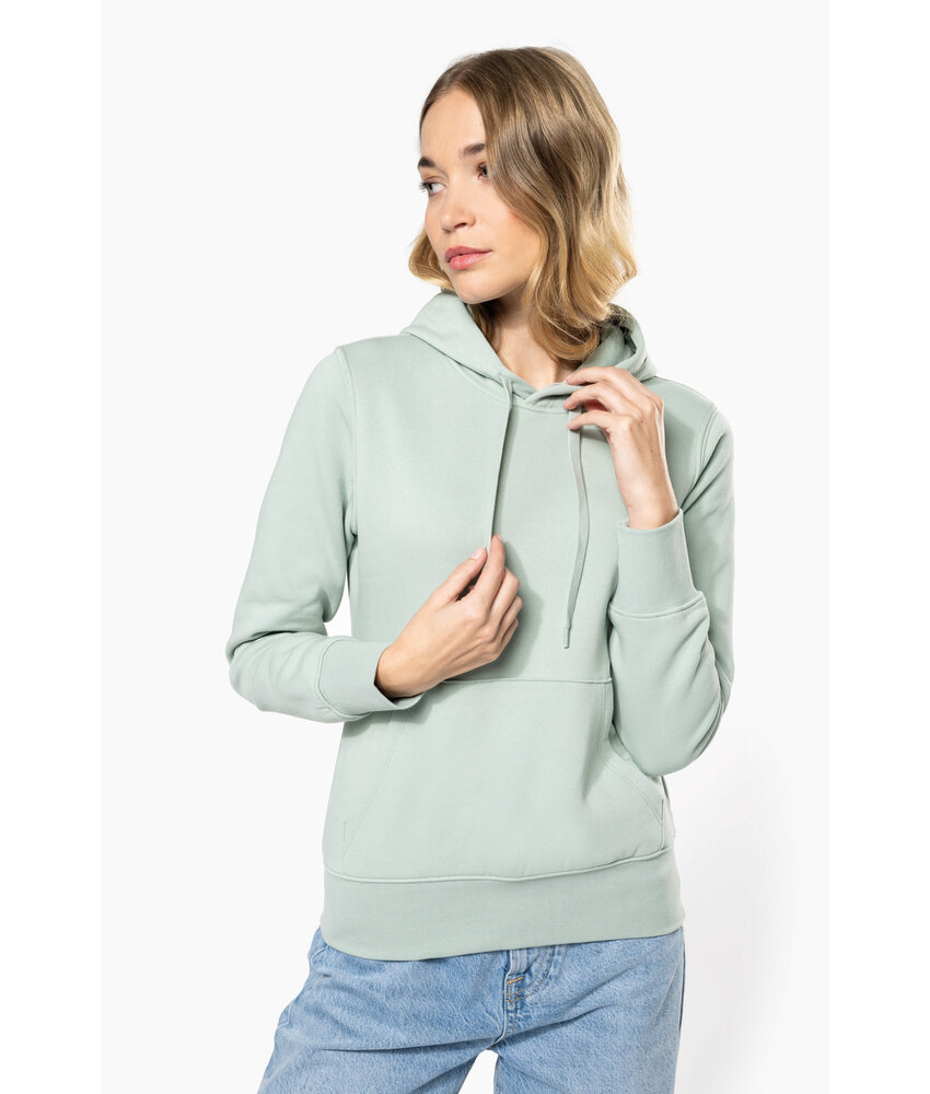 Kariban Ecologische damessweater met capuchon