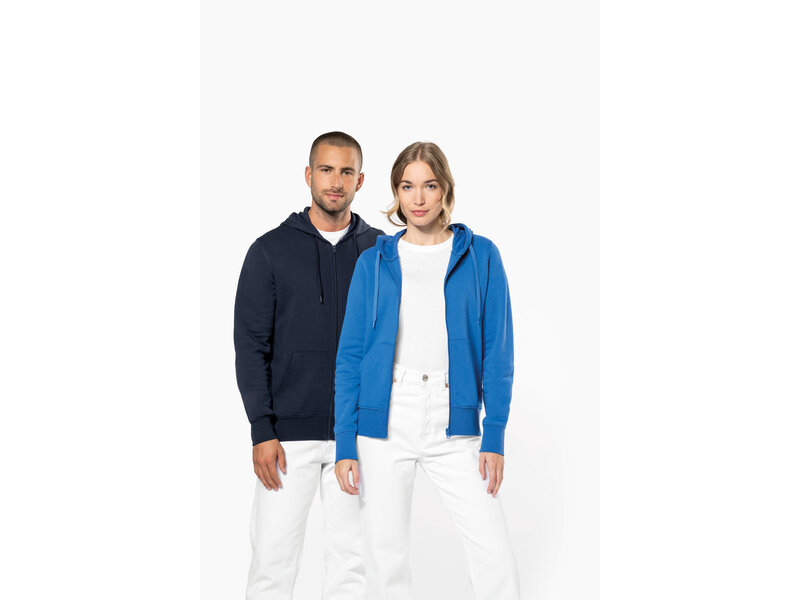Kariban K4030 | Ecologische herensweater met capuchon en ritssluiting