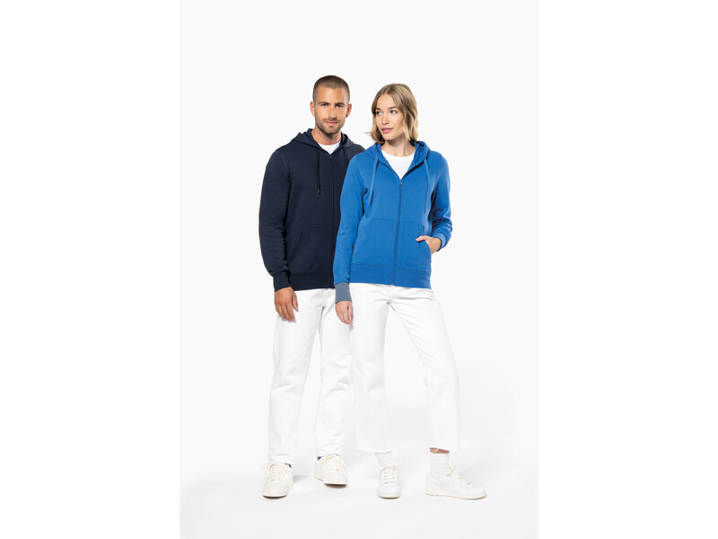 Kariban K4030 | Ecologische herensweater met capuchon en ritssluiting