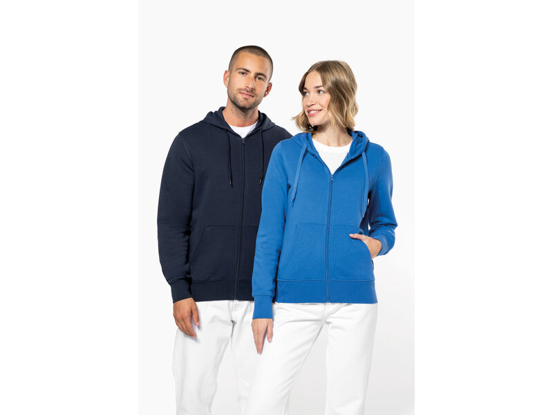 Kariban K4030 | Ecologische herensweater met capuchon en ritssluiting