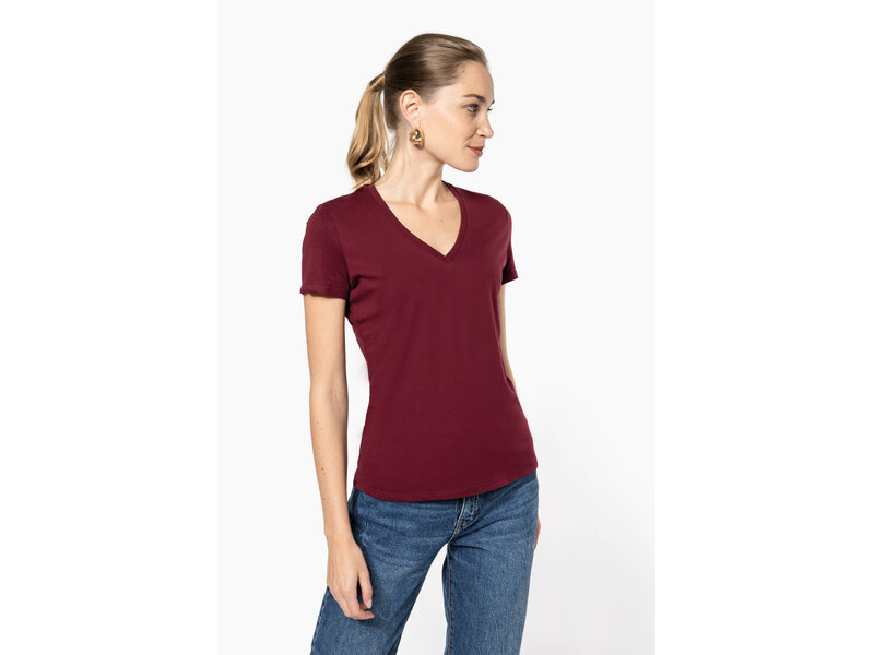 Kariban K3029IC | Dames-T-shirt BIO150 IC V-hals