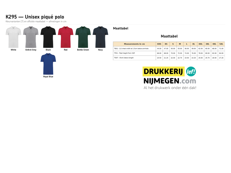 Kariban K295 | Unisex piqué polo