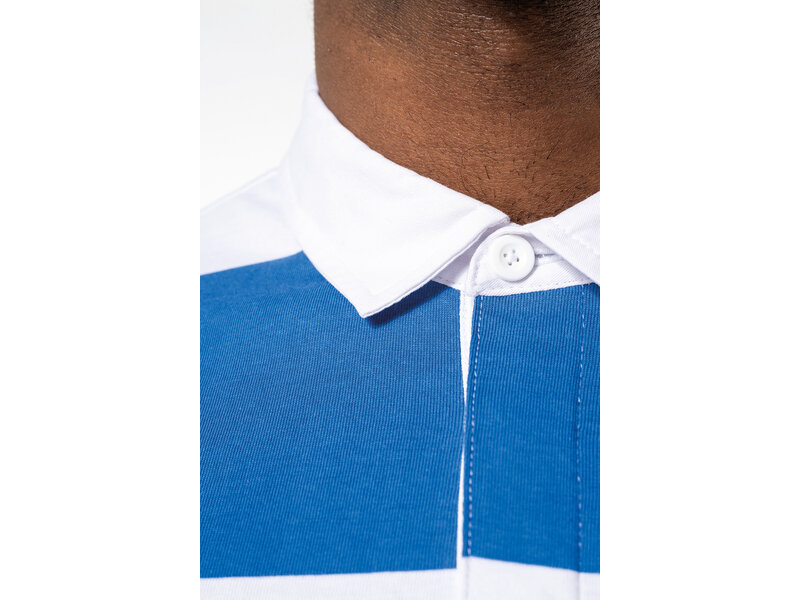 Kariban K285 | Gestreepte polo lange mouw