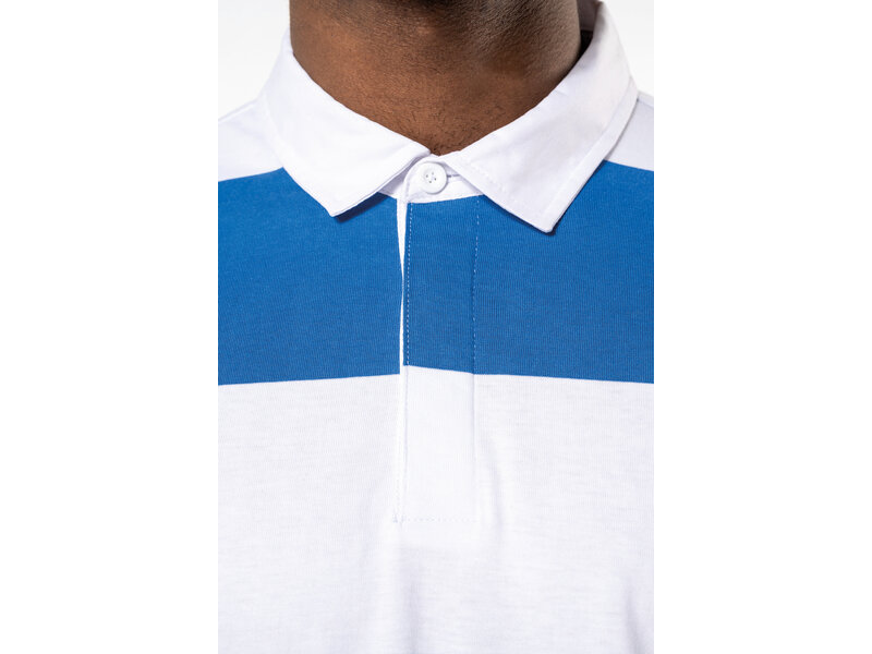 Kariban K285 | Gestreepte polo lange mouw